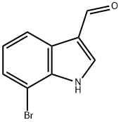 7-BROMO-1H-INDOLE-3-CARBALDEHYDE Struktur