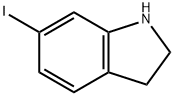 6-IODO-2,3-DIHYDRO-1H-INDOLE HYDROCHLORIDE Structure
