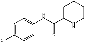 N-(4-chlorophenyl)piperidine-2-carboxamide 结构式