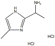 1-(4-methyl-1H-imidazol-2-yl)ethanamine(SALTDATA: 1.95HCl 0.5H2O 0.15NaCl) Struktur