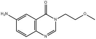 6-Amino-3-(2-methoxyethyl)quinazolin-4(3H)-one Struktur