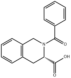 2-BENZOYL-1,2,3,4-TETRAHYDRO-ISOQUINOLINE-3-CARBOXYLIC ACID Struktur