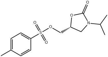 3-isopropyl-5-(4-toluenesulfonyloxymethyl)oxazolidin-2-one,115744-13-3,结构式