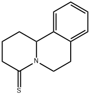 4H-Benzo[a]quinolizine-4-thione,  1,2,3,6,7,11b-hexahydro- Struktur
