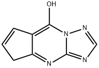 5H-Cyclopenta[d][1,2,4]triazolo[1,5-a]pyrimidin-8-ol 结构式
