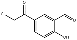 Benzaldehyde, 5-(chloroacetyl)-2-hydroxy- (9CI) 化学構造式
