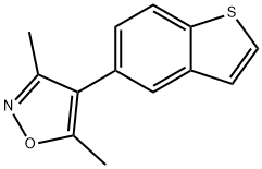 Isoxazole, 4-benzo[b]thien-5-yl-3,5-diMethyl- Structure