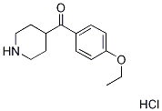 (4-ethoxyphenyl)(piperidin-4-yl)methanone hydrochloride Struktur