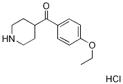 (4-乙氧基苯基)(哌啶-4-基)甲酮盐酸盐 结构式