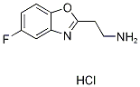 2-(5-fluoro-1,3-benzoxazol-2-yl)ethanamine hydrochloride 结构式