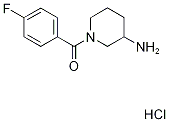 1-(4-fluorobenzoyl)piperidin-3-amine hydrochloride,1158262-15-7,结构式