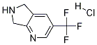 3-(trifluoroMethyl)-6,7-dihydro-5H-pyrrolo[3,4-b]pyridine hydrochloride Struktur