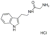 2-amino-N-[2-(1H-indol-3-yl)ethyl]acetamide hydrochloride Struktur