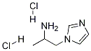 2-IMIDAZOL-1-YL-1-METHYL-ETHYLAMINE 2HCL 化学構造式