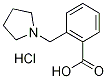 2-Pyrrolidin-1-ylmethyl-benzoic acid hydrochloride 结构式