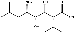 5-amino-3,4-dihydroxy-2-isopropyl-7-methyloctanoic acid Structure