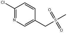 2-chloro-5-[(methylsulfonyl)methyl]pyridine(SALTDATA: FREE) Structure