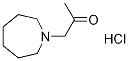 1-azepan-1-ylacetone hydrochloride Struktur