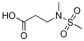 N-甲基-N-(甲基磺酰基)-Β-丙氨酸, 1158736-03-8, 结构式