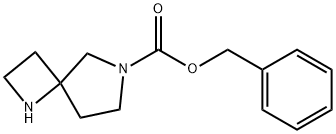 1,6-Diazaspiro[3.4]octane-6-carboxylic acid, phenylMethyl ester 化学構造式
