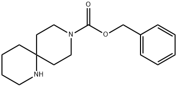 Benzyl 1,9-diazaspiro[5.5]undecane-9-carboxylate Struktur