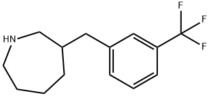 Hexahydro-2-[[3-(trifluoroMethyl)phenyl]Methyl]-1H-azepine Struktur