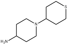 1-(四氢-2H-硫代吡喃-4-基)哌啶-4-胺二盐酸盐,1158774-67-4,结构式