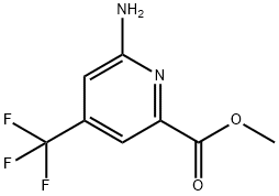 6-氨基-4-(三氟甲基)吡啶甲酸甲酯, 1158787-77-9, 结构式