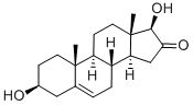 (3S,8R,9S,10R,13S,14S,17R)-3,17-dihydroxy-10,13-dimethyl-1,2,3,4,7,8,9,11,12,14,15,17-dodecahydrocyclopenta[a]phenanthren-16-one Struktur