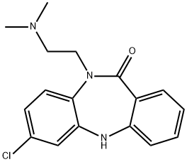 氯苯西泮 结构式