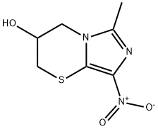 3-Methyl-1-nitro-3,5,6,7-tetrahydro-2H-imidazo(5,1-b)(1,3)thiazin-6-ol,115906-56-4,结构式