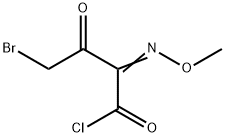 4-BROMO-2-(METHOXYIMINO)-3-OXOBUTYRYLCHLORIDE Structure