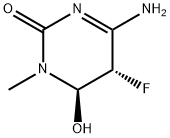 2(1H)-Pyrimidinone,4-amino-5-fluoro-5,6-dihydro-6-hydroxy-1-methyl-,trans-|