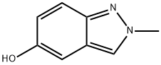 5-ヒドロキシ-2-メチル-2H-インダゾール 化学構造式