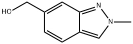 6-(ヒドロキシメチル)-2-メチル-2H-インダゾール 化学構造式