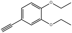 3,4-ジエトキシフェニルアセチレン 化学構造式
