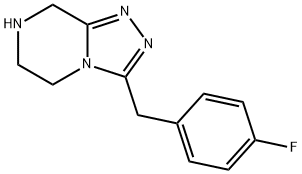 3-(4-Fluoro-benzyl)-5,6,7,8-tetrahydro-[1,2,4]triazolo[4,3-a]pyrazine|3-(4-FLUOROBENZYL)-5,6,7,8-TETRAHYDRO-[1,2,4]TRIAZOLO[4,3-A]PYRAZINE