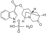 甲磺酸多拉司琼,115956-13-3,结构式