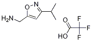 5-(Aminomethyl)-3-isopropylisoxazole trifluoroacetate Struktur