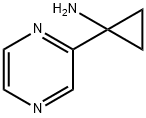1-(Pyrazin-2-yl)cyclopropan-1-amine,1159734-56-1,结构式