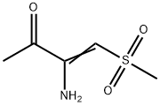 3-Buten-2-one,  3-amino-4-(methylsulfonyl)- Struktur