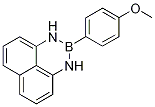 2-(4-Methyoxyphenyl)-2,3-dihydro-1H-naphtho[1,8-de][1,3,2]diazaborinine Struktur
