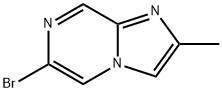 6-溴-2-甲基咪唑并[1,2-A]吡嗪, 1159811-97-8, 结构式