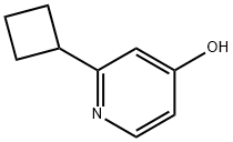 4-Pyridinol, 2-cyclobutyl- Struktur