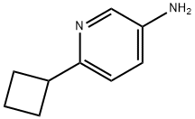 6-环丁基吡啶-3-胺, 1159815-22-1, 结构式
