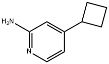 4-环丁基吡啶-2-胺, 1159816-08-6, 结构式
