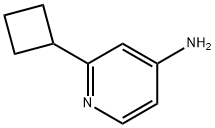 2-cyclobutylpyridin-4-aMine Struktur