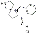 1-Benzyl-1,7-diaza-spiro[4.4]nonane 2HCl 化学構造式