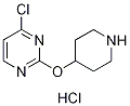 4-Chloro-2-(piperidin-4-yloxy)-pyriMidine 化学構造式