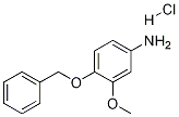 4-Benzyloxy-3-Methoxy-phenylaMine HCl Struktur